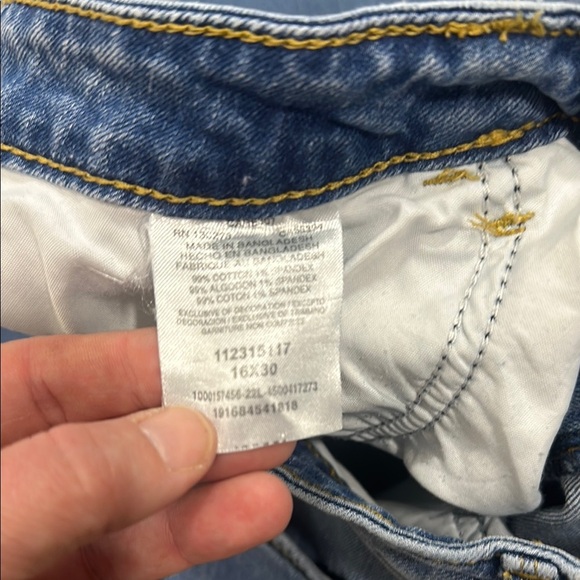 Wrangler High Rise True Straight Jeans 16x30 - Picture 5 of 5